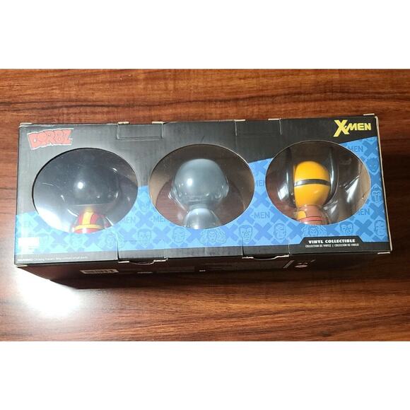 Funko Dorbz X-Men 3-pack Wolverin Ice-Man Colossus Vinyl 2016 Exclusive New - Picture 3 of 6